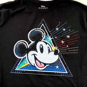NWOT Disney Mickey Mouse sparkly T-Shirt (unisex) Adult Medium